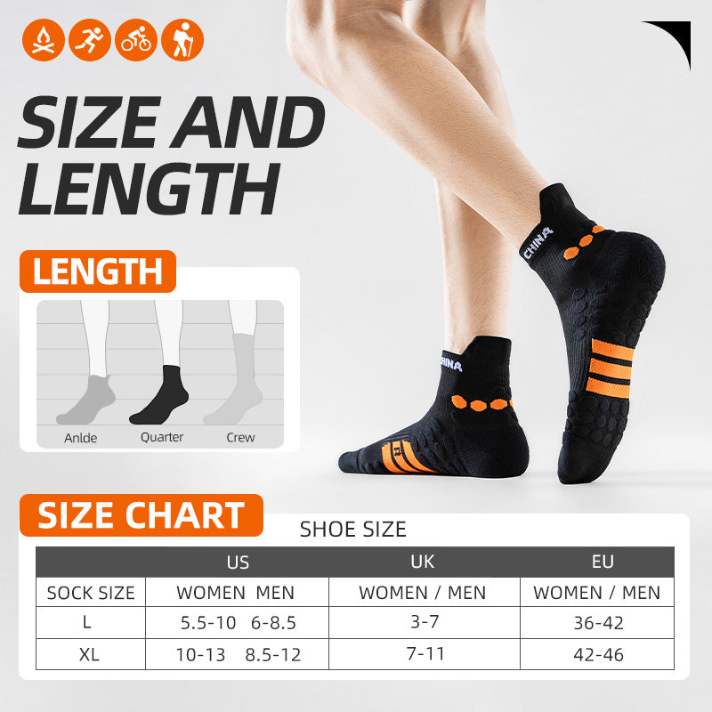 MQAMEX Elite Ultra Light Running Socks-Half Calf Socks