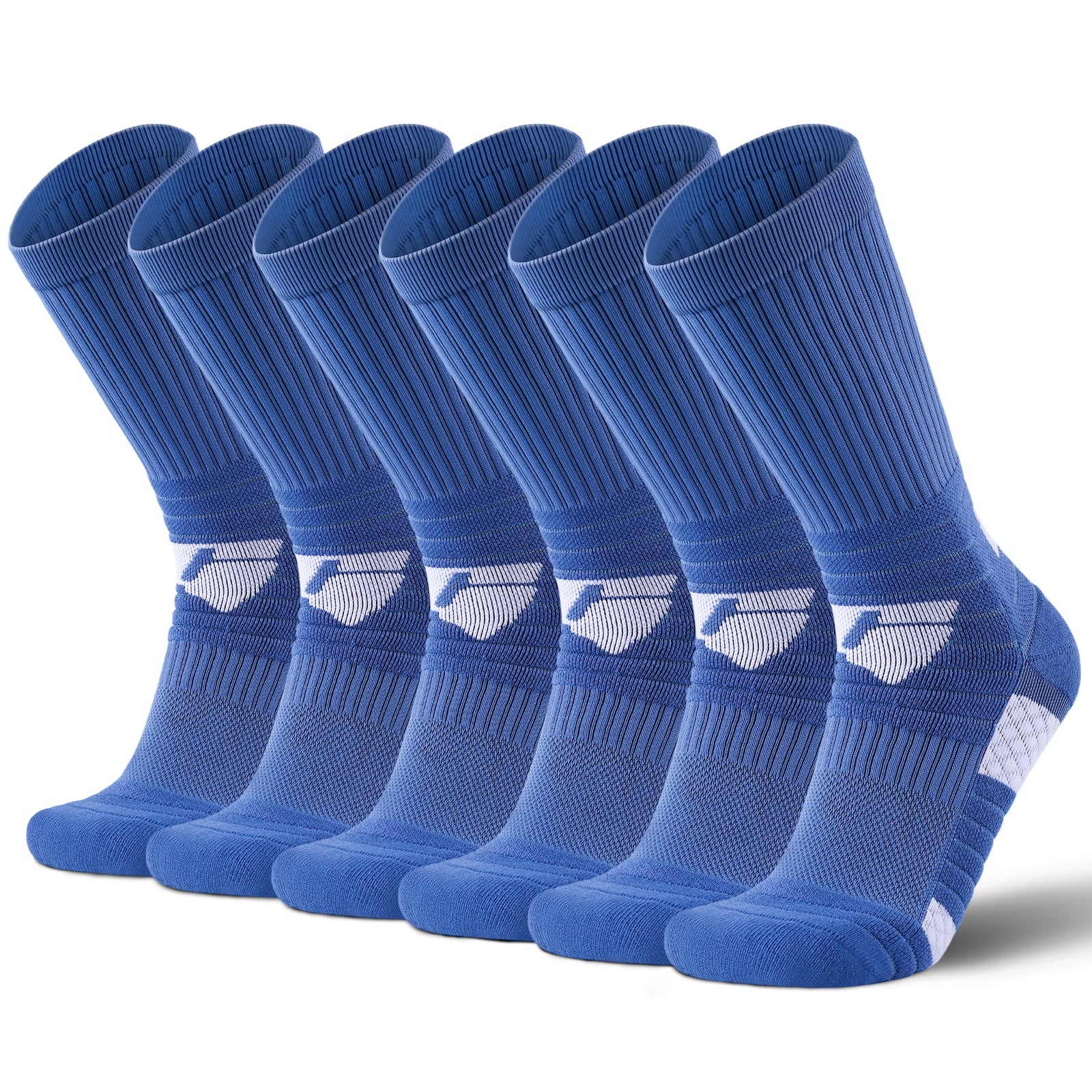 MQAMEX Elite Ultra Light Tennis + Pickleball Socks-Crew Socks