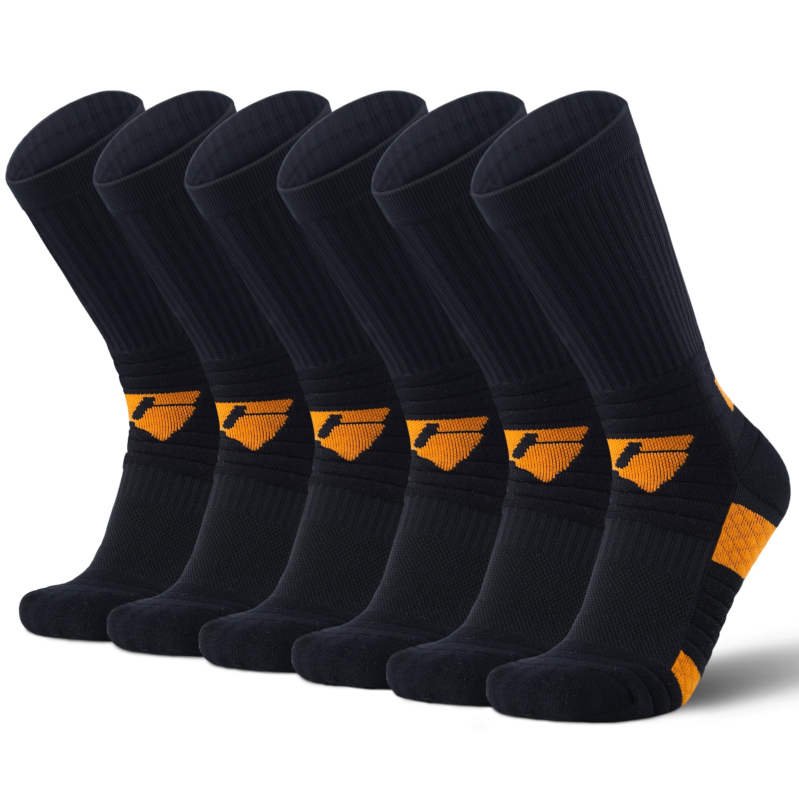 MQAMEX Elite Ultra Light Tennis + Pickleball Socks-Crew Socks