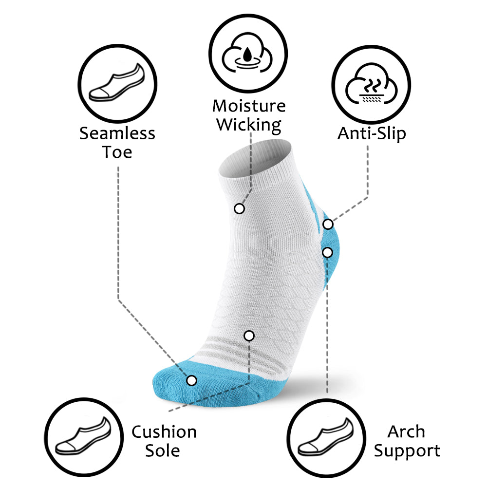 MQAMEX Elite Ultra Light Running Socks-Half Calf Socks