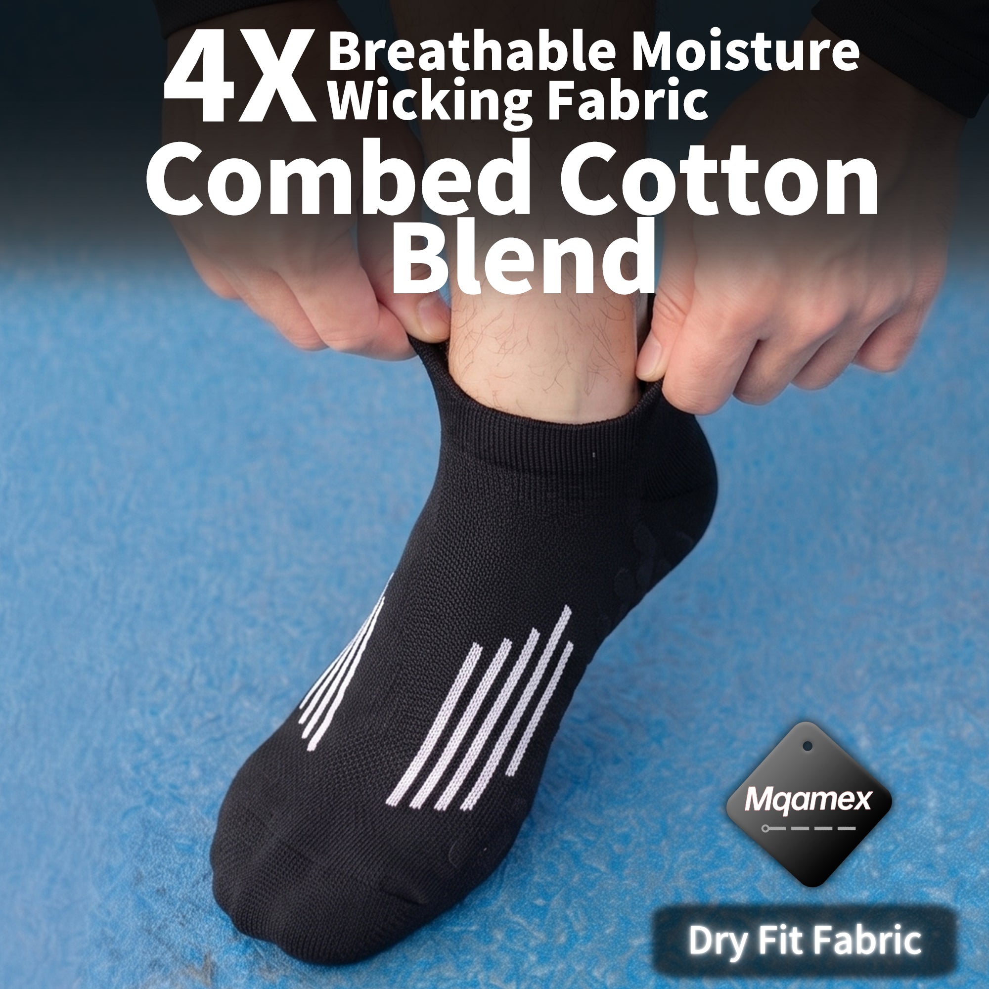 MQAMEX Elite Ultra Light Running Socks-Ankle socks