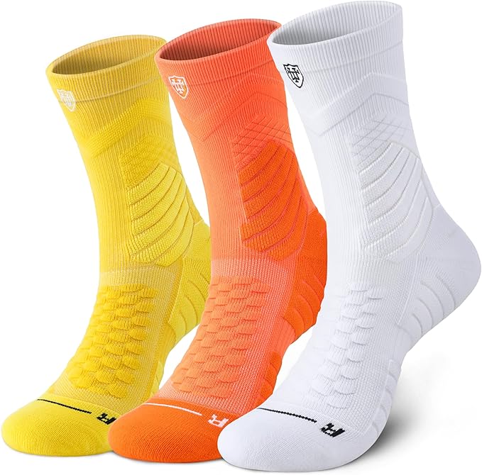 MQAMEX Ultra Light Compression Socks-Crew Socks