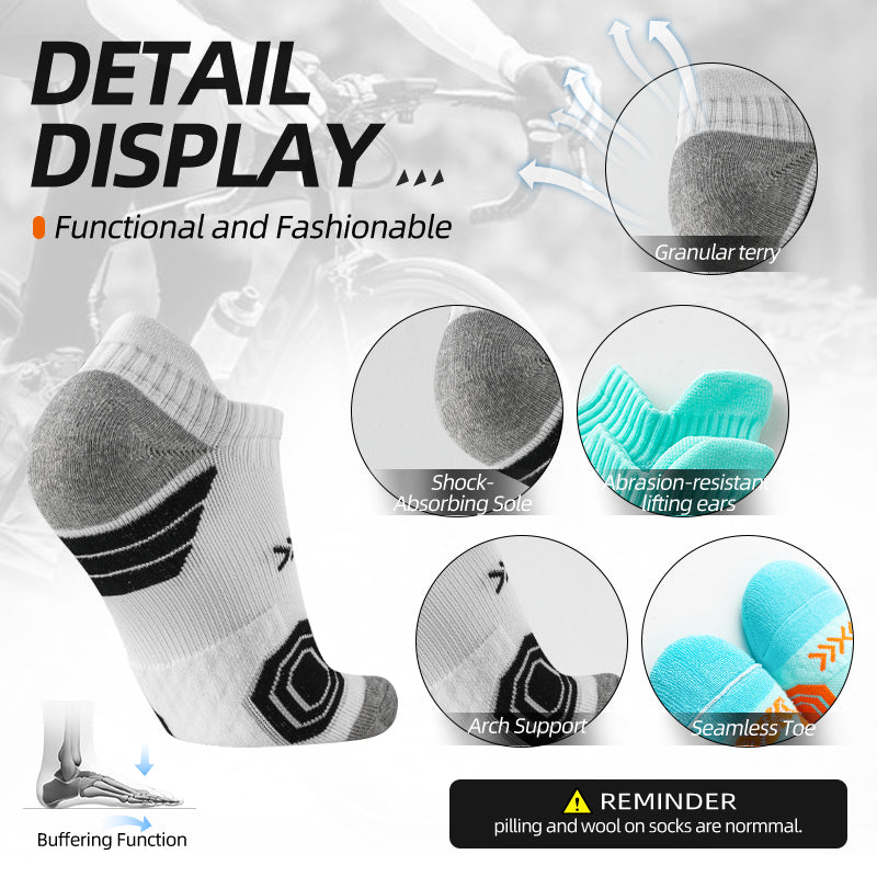 MQAMEX Elite Ultra Light Running Socks-Ankle socks